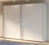 Line vaatekaappi liukuovilla 270x210 valkoinen